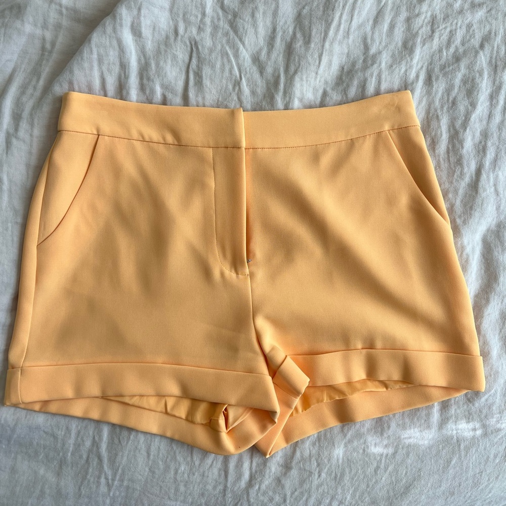 Cinq a Sept Orange Shorts